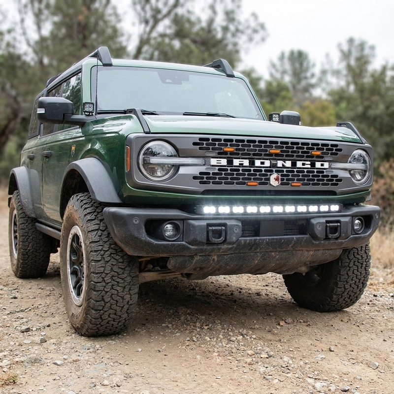 Load image into Gallery viewer, 2021+ Ford Bronco Capable Bumper 40in Light Bar PRO