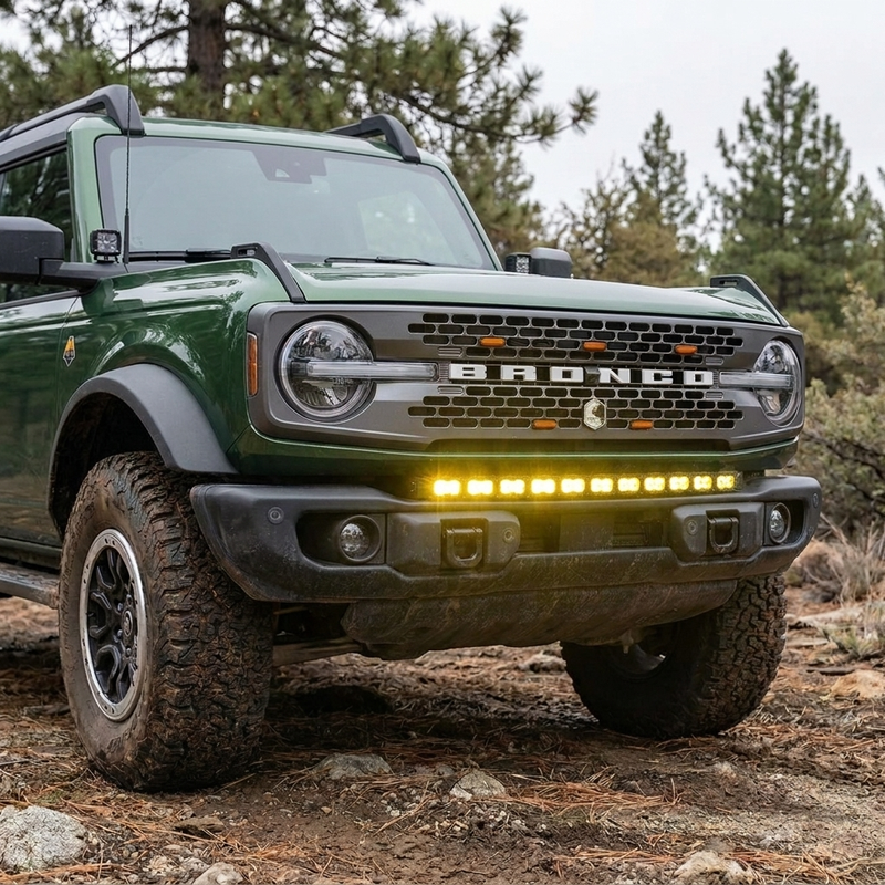 Load image into Gallery viewer, 2021+ Ford Bronco Capable Bumper 40in Light Bar PRO