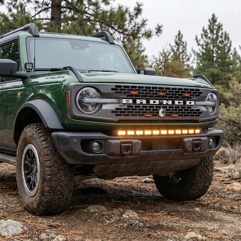 Load image into Gallery viewer, 2021+ Ford Bronco Capable Bumper 40in Light Bar PRO
