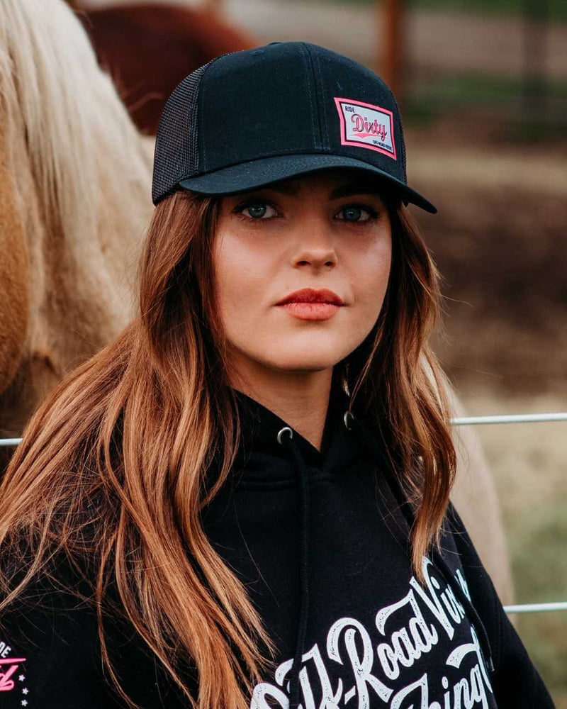 Load image into Gallery viewer, High Life Trucker Hat - Black