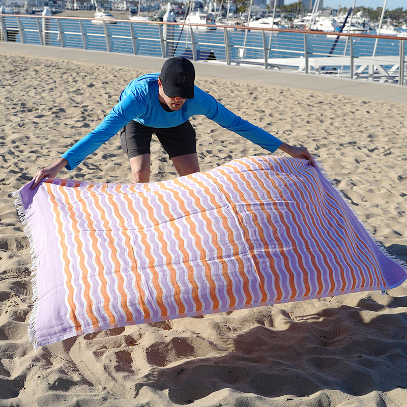 Load image into Gallery viewer, High Tide - Turkish Beach Towel