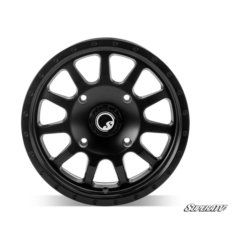Load image into Gallery viewer, SuperATV - Highline Wheels 15X7 Wheels - Black