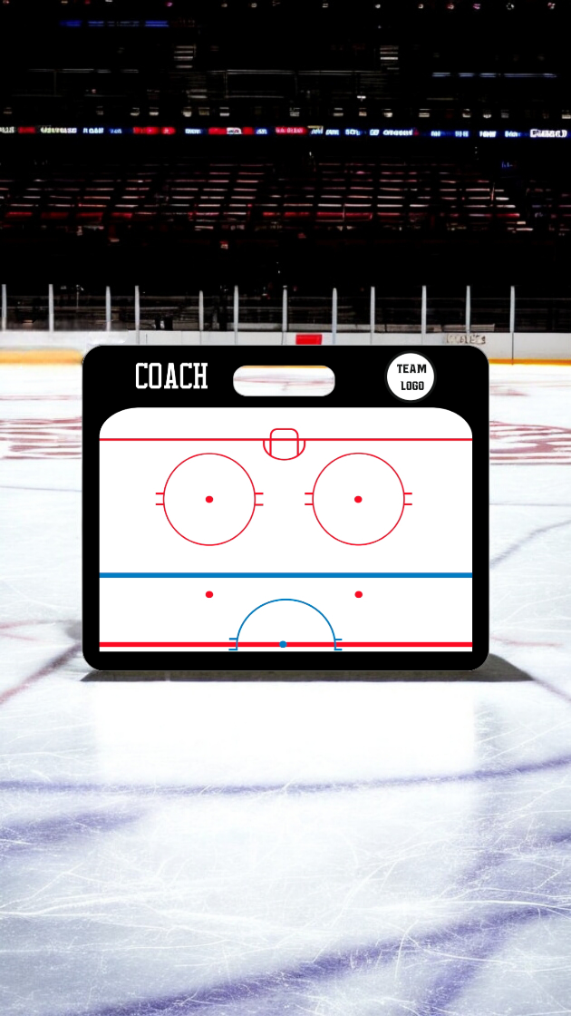 Load image into Gallery viewer, Custom Ice Hockey Magnetic Coaching Board 15.7'' x 12.6'' / 40 x 32 cm