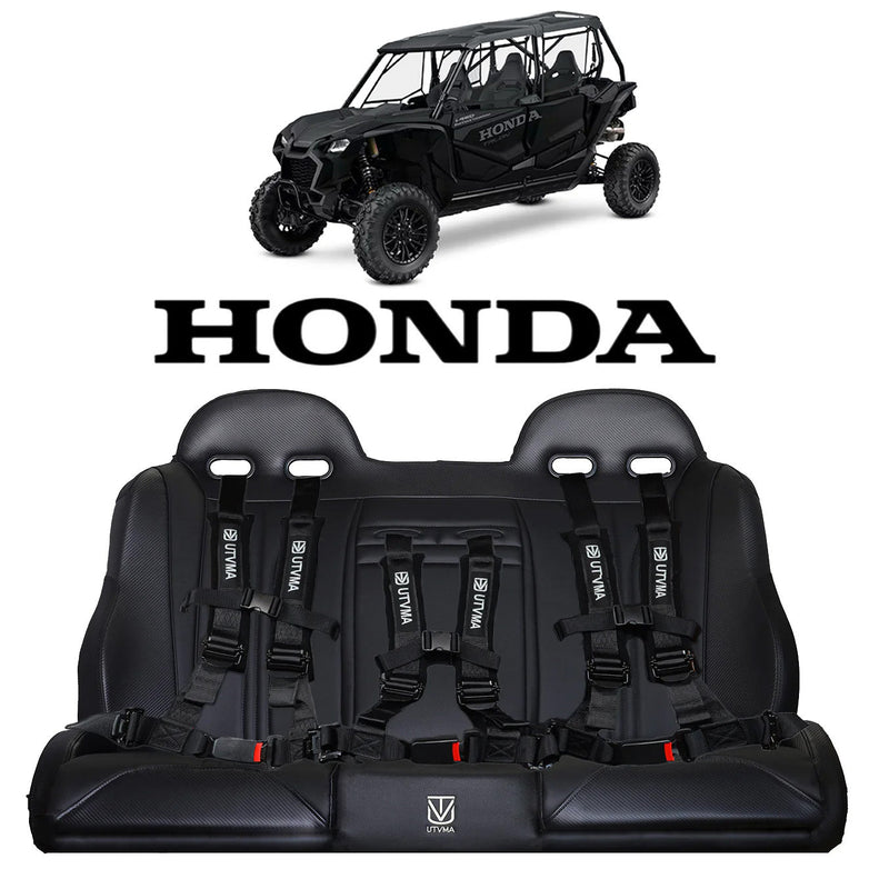 Load image into Gallery viewer, Honda Talon 4 Rear Bench Seat W Harnesses (2019+)