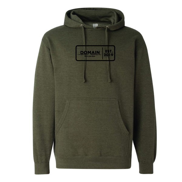Load image into Gallery viewer, Domain Military Green Midweight Hoodie
