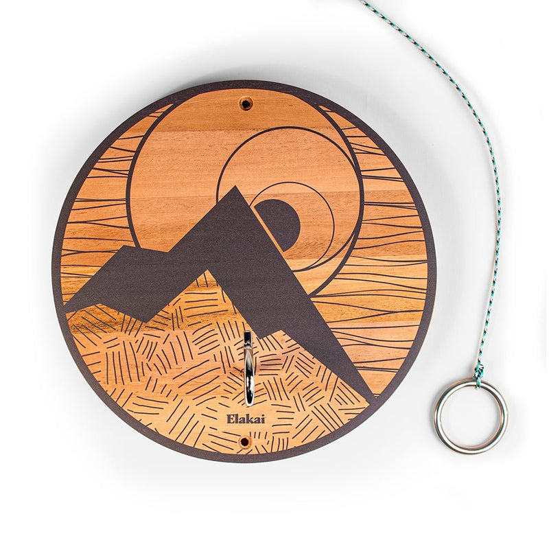 Load image into Gallery viewer, Hook and Ring Toss Game with Natural Wood Finish