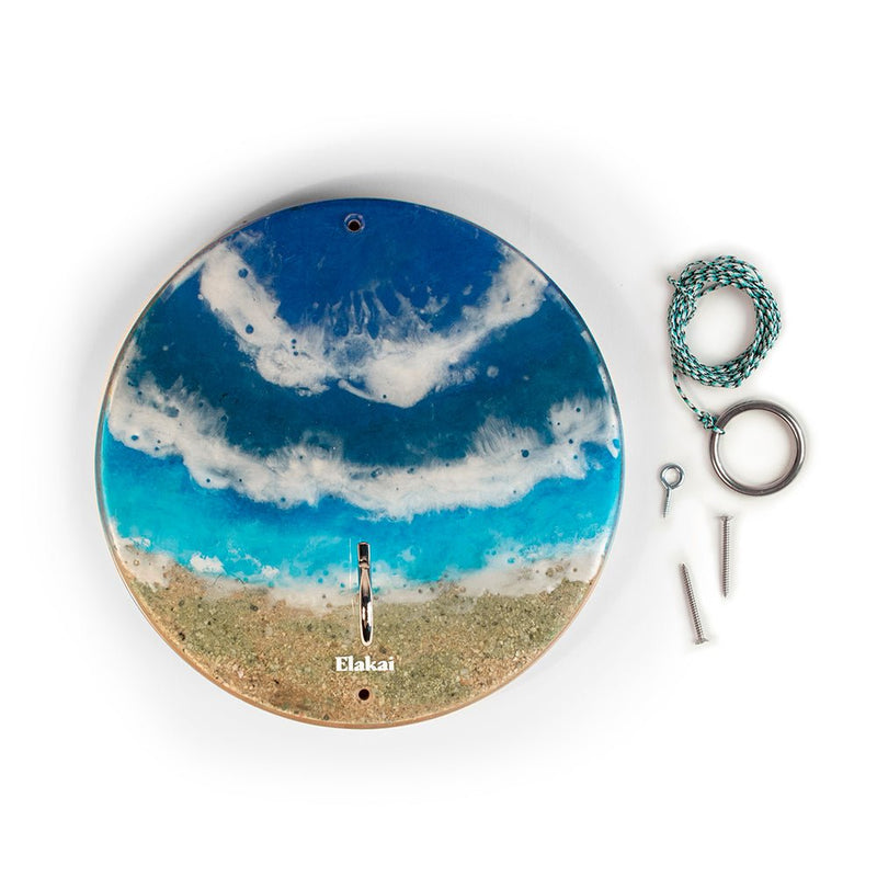 Load image into Gallery viewer, Hook and Ring Toss Game with Resin and Epoxy Finish | The Beach Hook and Ring Game