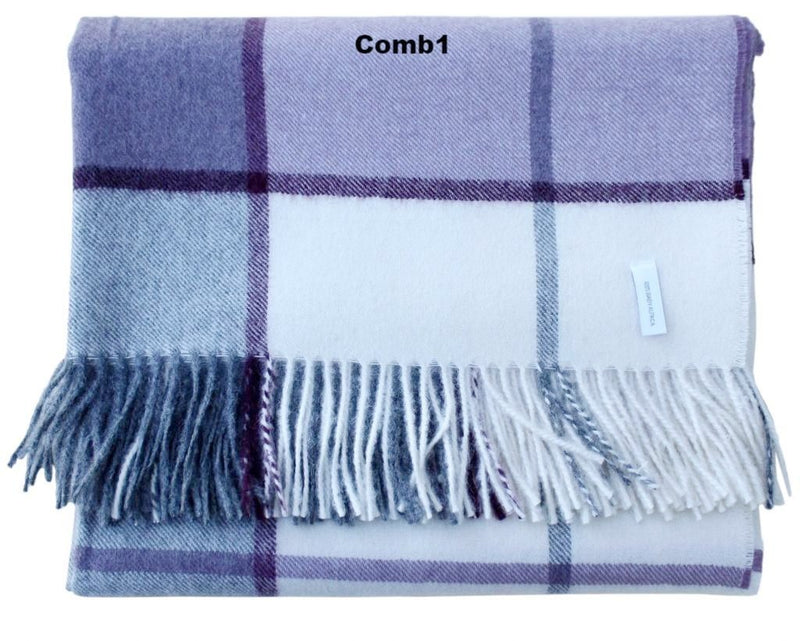 Load image into Gallery viewer, Horizon Stripe Alpaca Throw