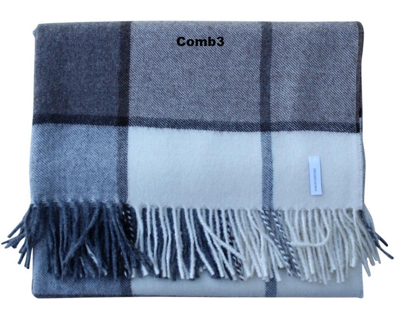 Load image into Gallery viewer, Horizon Stripe Alpaca Throw