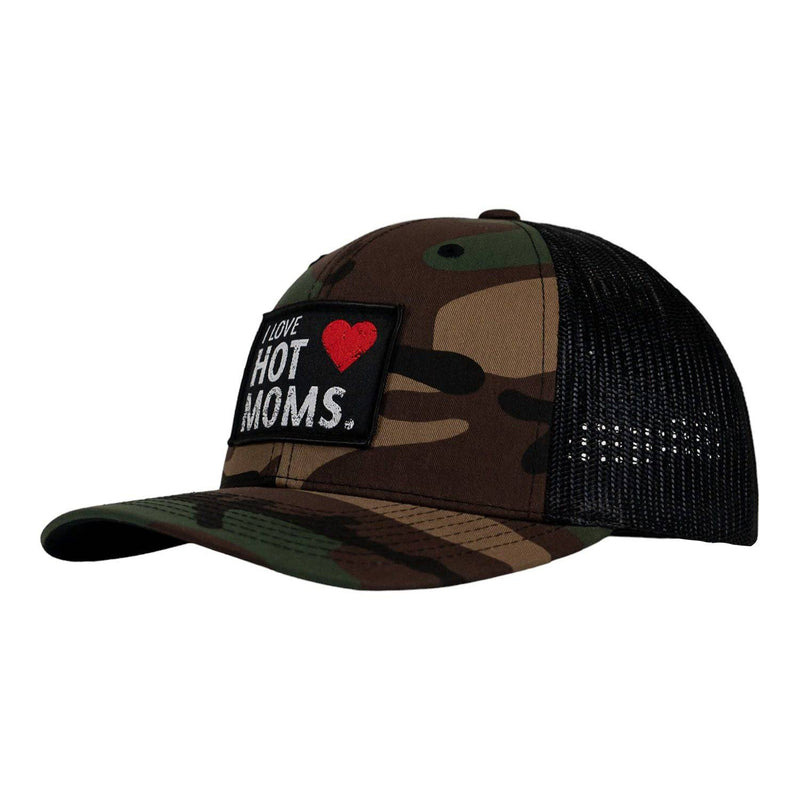 Load image into Gallery viewer, I Love Hot Mom's Patch Snapback Hat