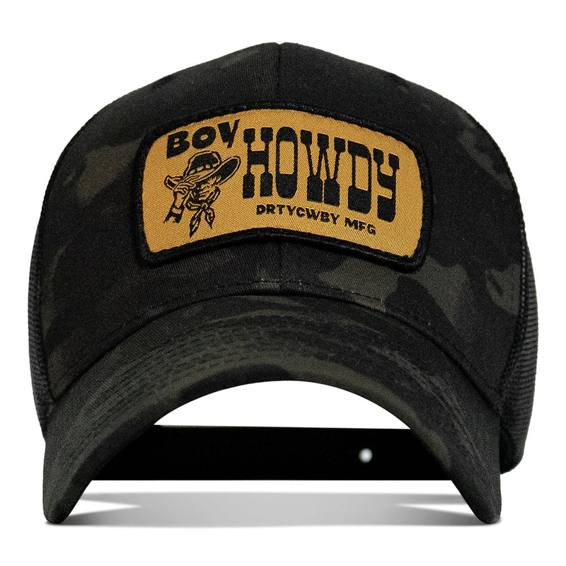 Load image into Gallery viewer, Boy Howdy Western Patch Snapback Hat