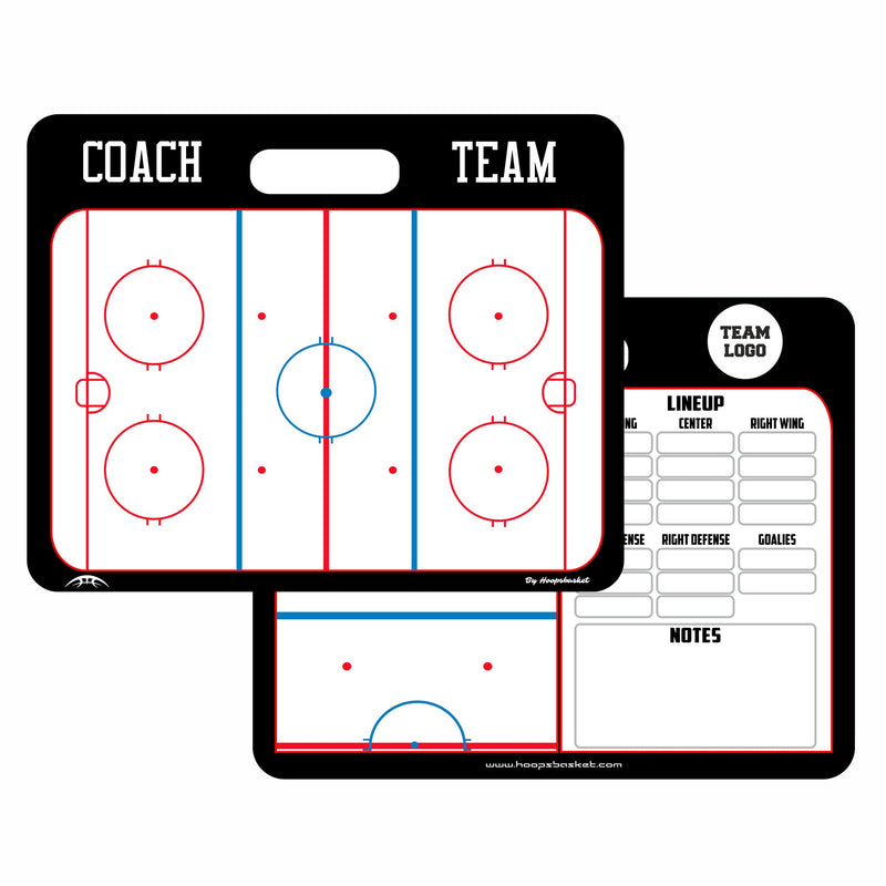 Load image into Gallery viewer, Custom Ice Hockey Magnetic Coaching Board 15.7'' x 12.6'' / 40 x 32 cm