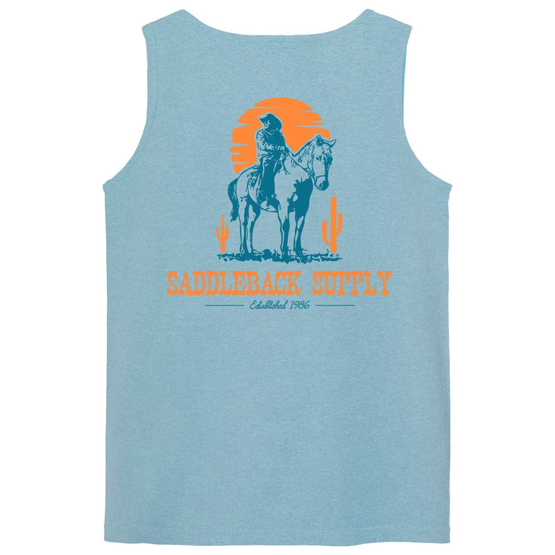 Load image into Gallery viewer, Cowboy & Trusty Steed Pigment Tank Top