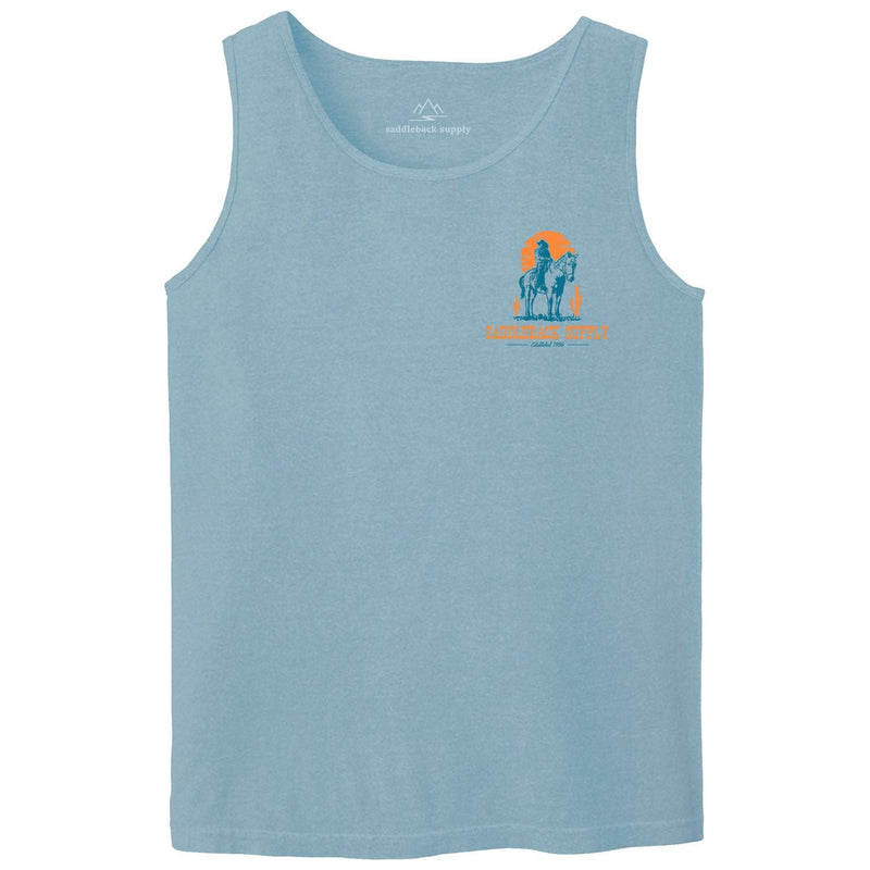 Load image into Gallery viewer, Cowboy & Trusty Steed Pigment Tank Top