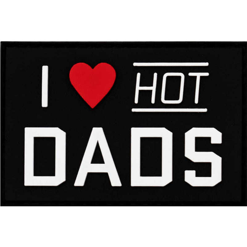 Load image into Gallery viewer, I Love Hot Dads PVC Patch