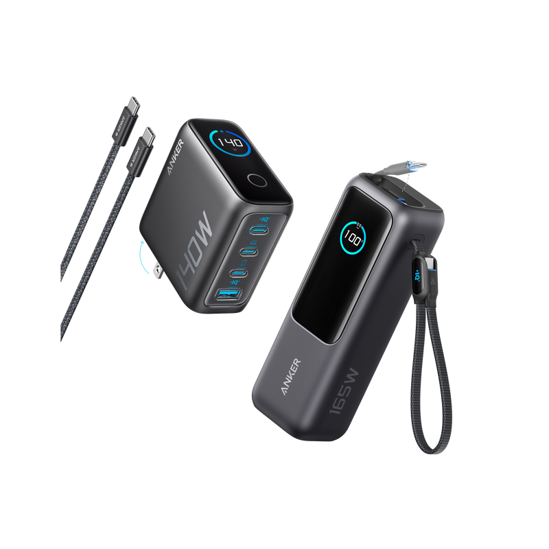 Load image into Gallery viewer, Anker Laptop Power Bank (25K, 165W, Built-In and Retractable Cables)