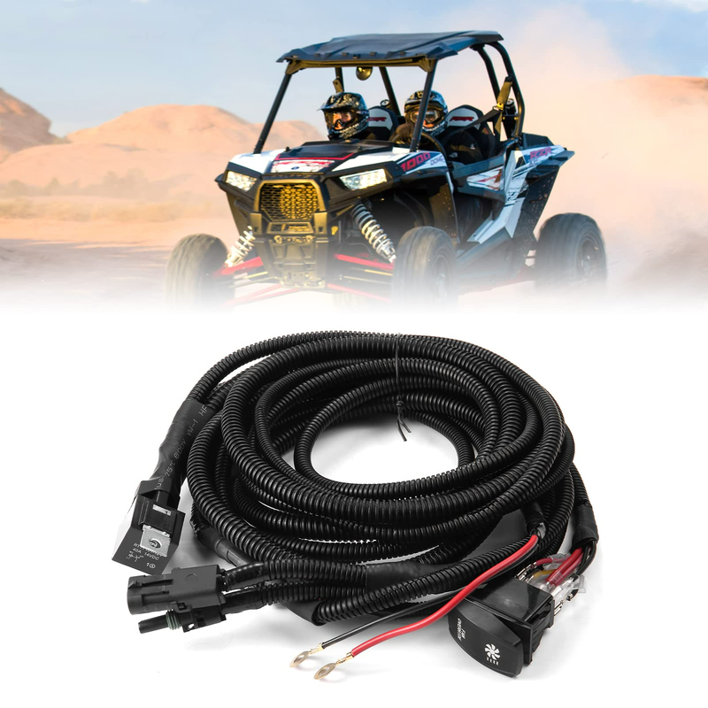 Load image into Gallery viewer, ATV/UTV Fan Override Switch Kit with Relay For Polaris, Can-Am
