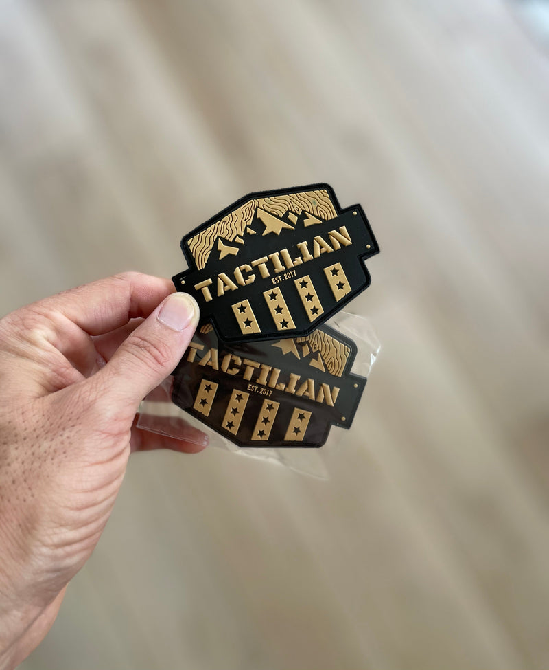 Load image into Gallery viewer, Tactilian Coyote Tan Stars and Stripes PVC Patch