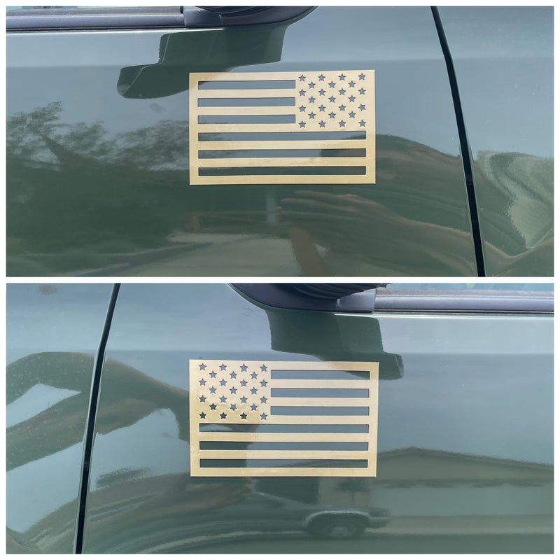 Load image into Gallery viewer, American Flag Magnet Set - Desert Tan / FDE (Premium Color)