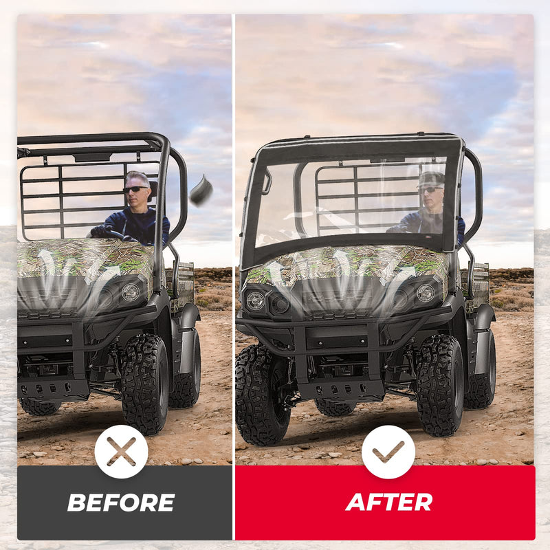 Load image into Gallery viewer, 600D Oxford Fabric Front Windshield for Kawasaki Mule 610 600 SX 600