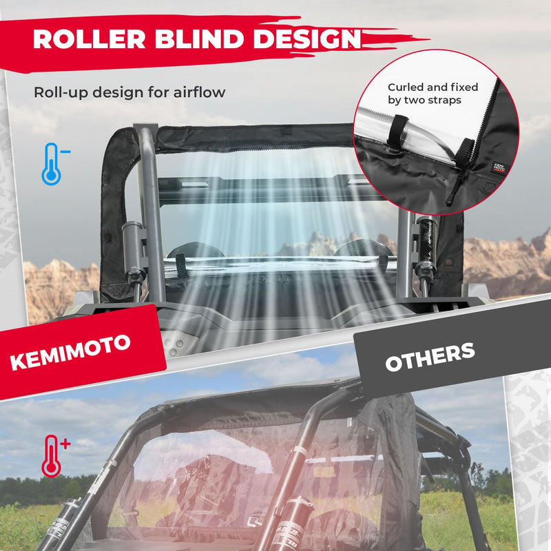 Load image into Gallery viewer, Soft Rear Windshield for Polaris RZR XP 1000 /4 2014-2023