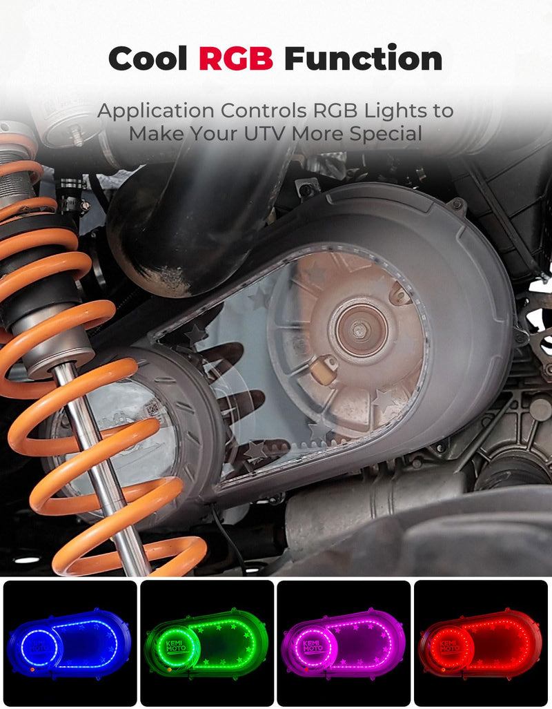 Load image into Gallery viewer, Outer Clutch Cover with RGB Lights for Polaris RZR Ranger (2017-2021)