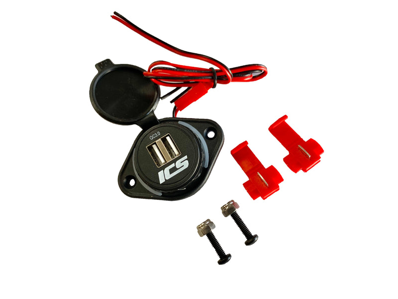 Load image into Gallery viewer, ICS Dual QC 3.0 USB Charger