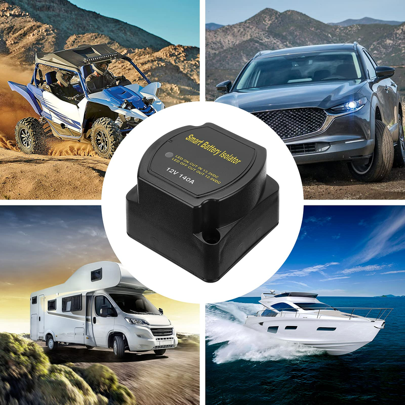 Load image into Gallery viewer, 12V 140A Dual Battery Waterproof Voltage Sensitive Relay