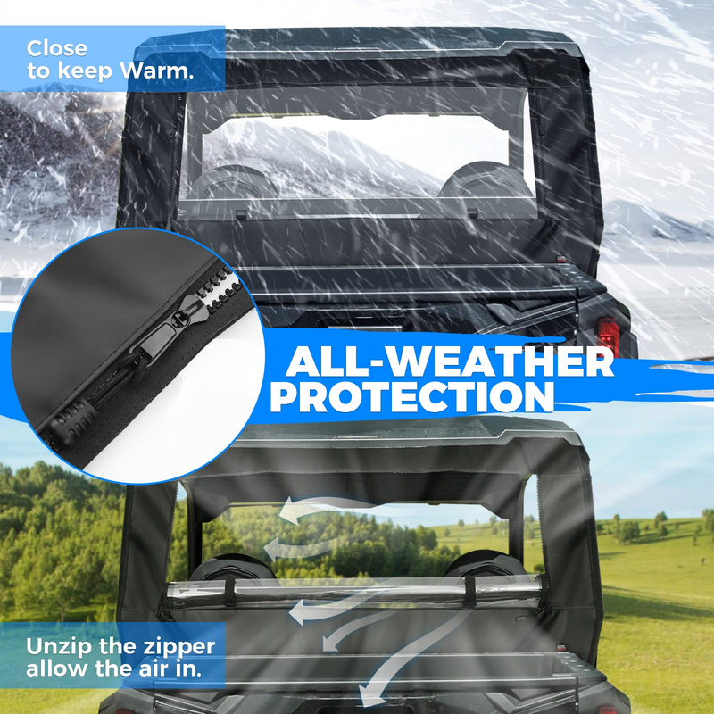 Load image into Gallery viewer, PVC Soft Rear Windshield for Polaris General 1000 /XP 1000