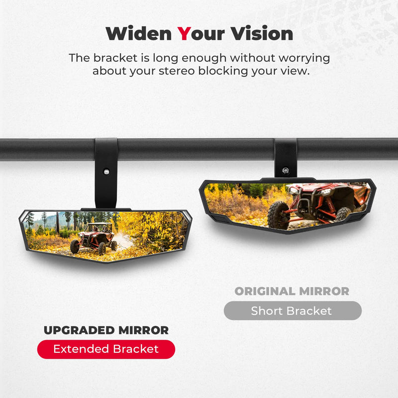 Load image into Gallery viewer, Upgraded Convex UTV Mirror for 1.75"-2" Crossbar