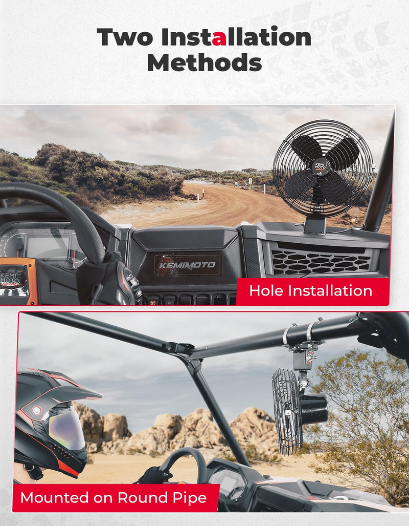 Load image into Gallery viewer, UTV 12V 8'' Cooling Fan for Car,Truck,RV