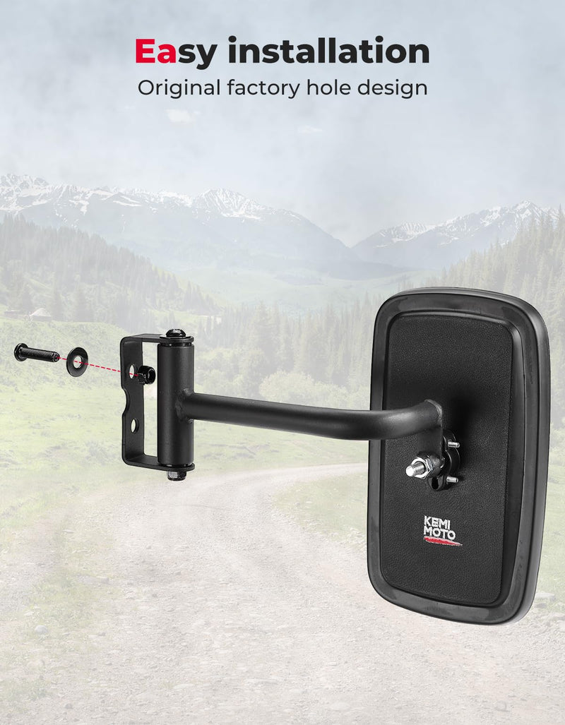 Load image into Gallery viewer, UTV Side Mirrors for Kubota RTV 400/ 500/ X1100/ X1140/ X1100C