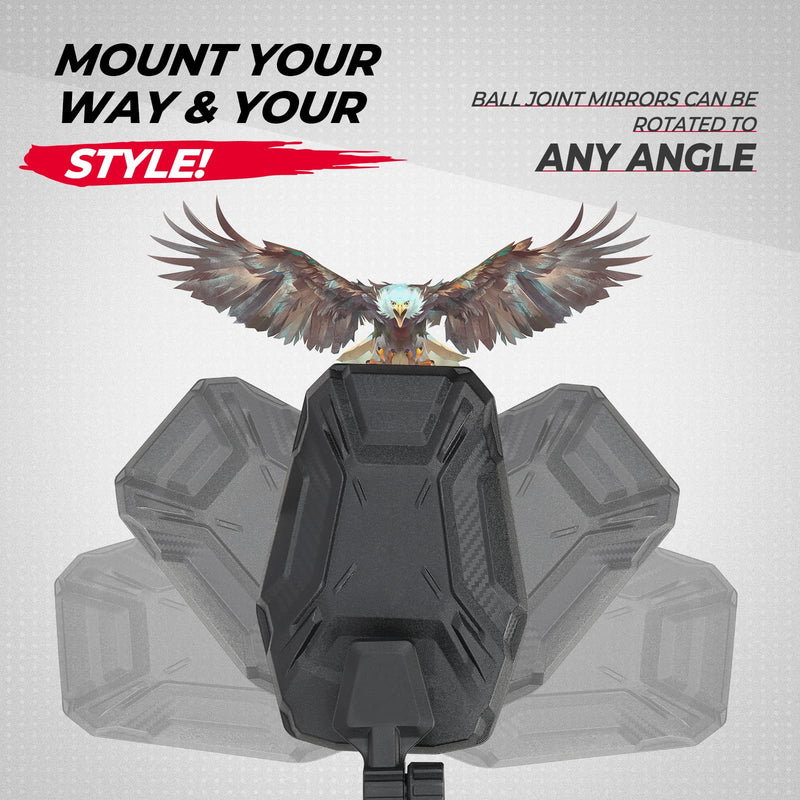 Load image into Gallery viewer, UTV Side Mirrors for Polaris Ranger/ Can-Am Defender/ Maverick Trail