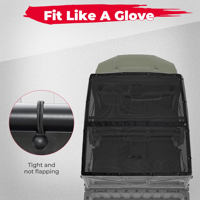 Load image into Gallery viewer, UTV Soft Top Window Net Mesh for Polaris Ranger 1000 Crew (2017-2024)