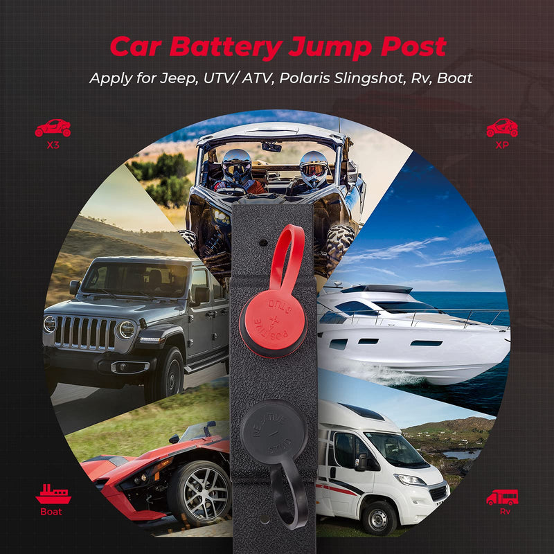 Load image into Gallery viewer, Universal Battery Jump Post Starter Terminal Relocation Kit for Can-Am Maverick X3, Polaris