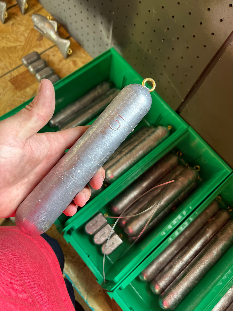 Load image into Gallery viewer, Deep Sea Fishing Weights - 1-12 lb Lead Deep Drop Sinkers