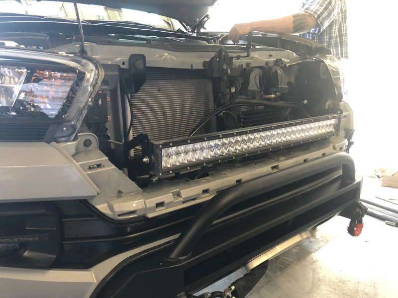 Load image into Gallery viewer, 32" Upper Grille LED Light Bar Brackets Kit For 2016-2023 Toyota Tacoma