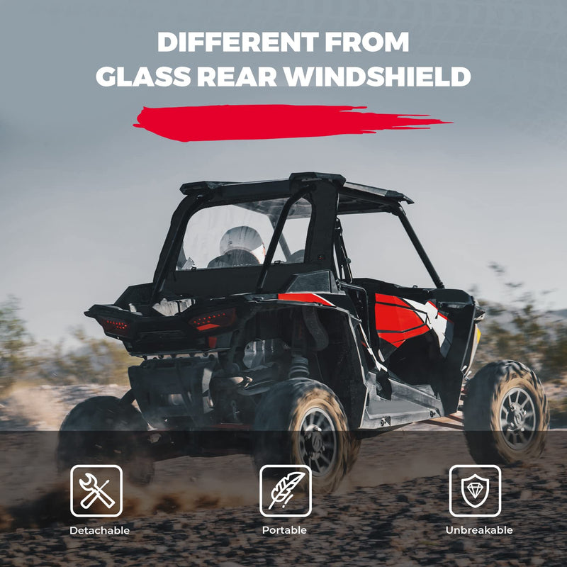 Load image into Gallery viewer, Soft Rear Windshield for Polaris RZR XP 1000 /4 2014-2023