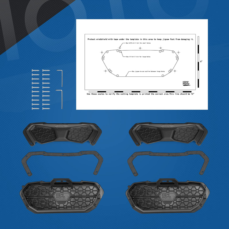 Load image into Gallery viewer, UTV Windshield Vent Kit For Polycarbonate Windshield