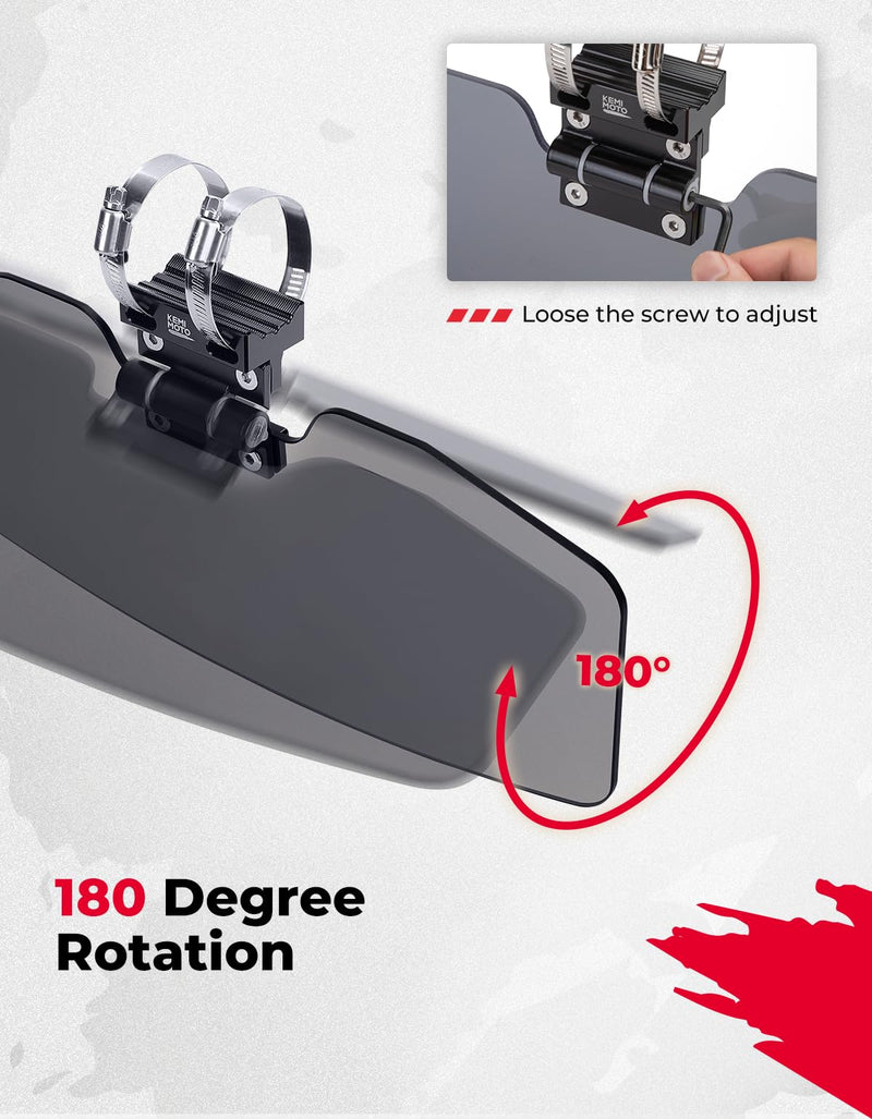 Load image into Gallery viewer, UTV Sun Visor Fit 1.5-2 in Roll Bars UTV Side X Side with Windshield
