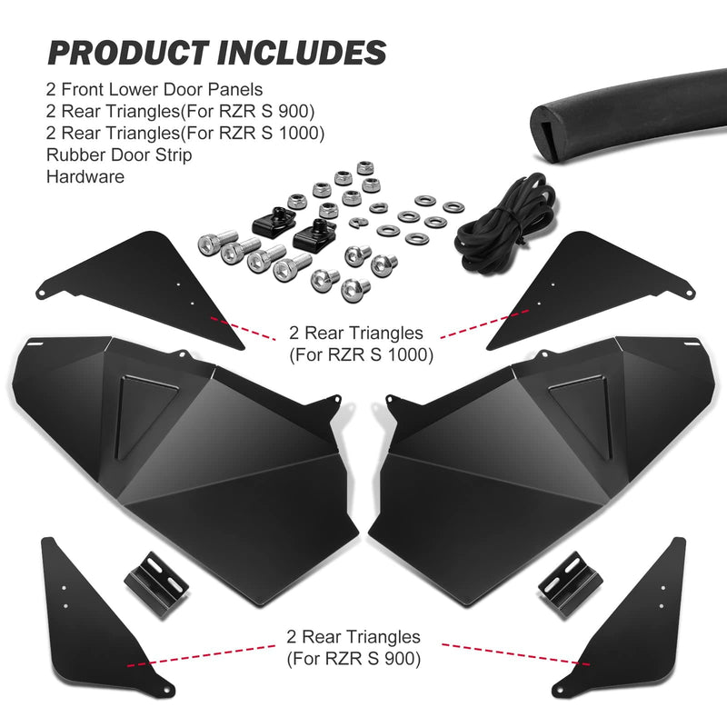 Load image into Gallery viewer, Lower Door Panel Inserts for Polaris RZR S 900/S 1000/XP 1000/XP Turbo