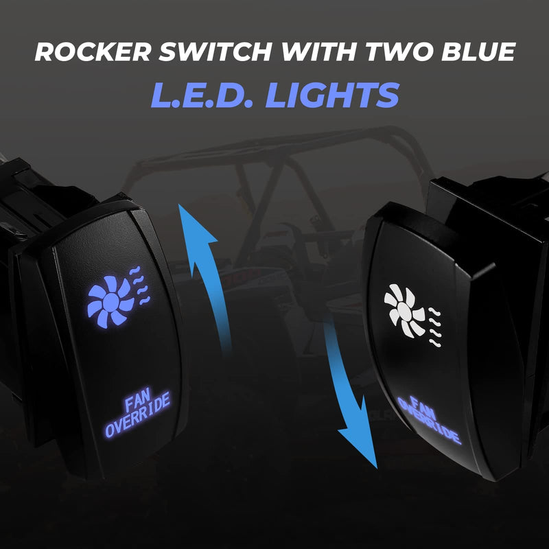 Load image into Gallery viewer, ATV/UTV Fan Override Switch Kit with Relay For Polaris, Can-Am