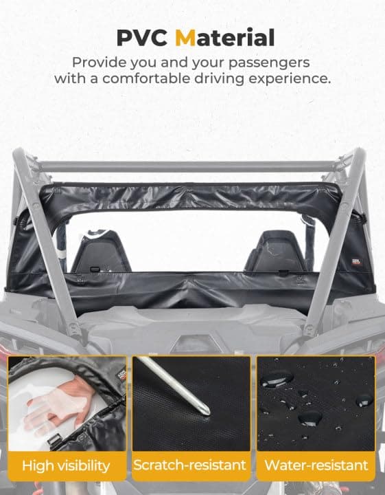 Load image into Gallery viewer, Rear Soft Windshield for Polaris RZR XP 1000 / XP 4 1000 2024-2025