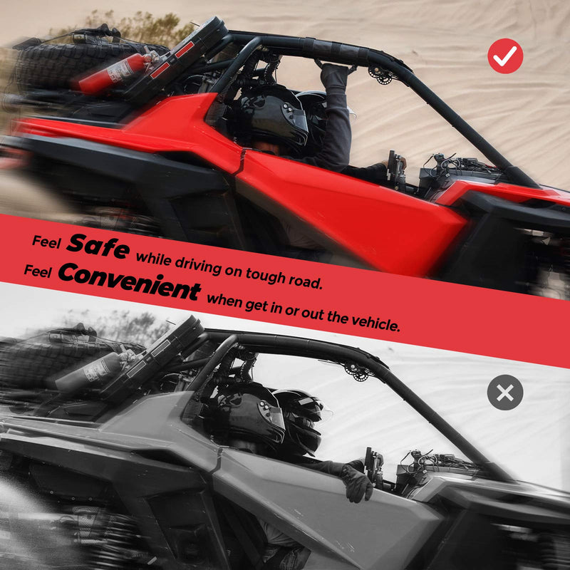 Load image into Gallery viewer, UTV Universal Heavy Duty Grips, Grab Handle Fit 1.5-2” Roll Bar