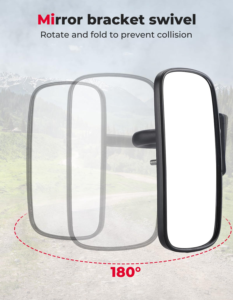Load image into Gallery viewer, UTV Side Mirrors for Kubota RTV 400/ 500/ X1100/ X1140/ X1100C