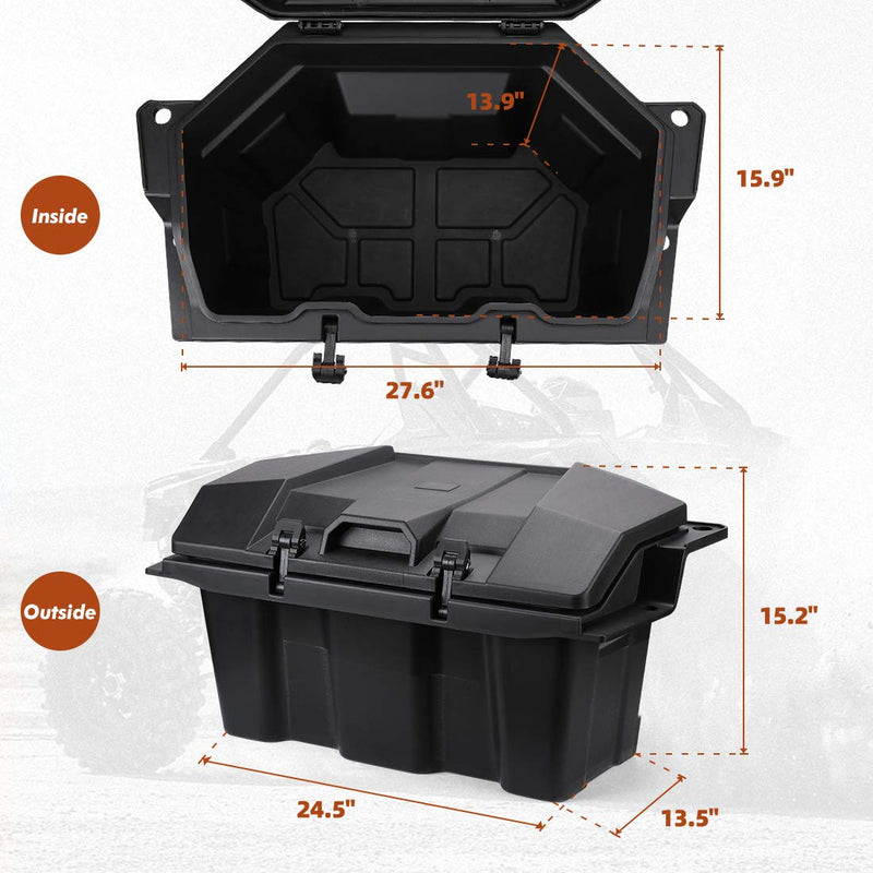 Load image into Gallery viewer, 73 QT Rear Storage Bed Box for Polaris RZR PRO XP / 4 (2020-2025)