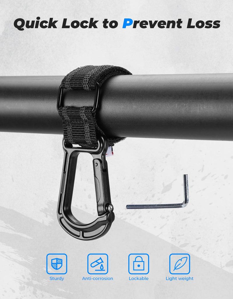 Load image into Gallery viewer, 2 pcs UTV Helmet Hanger Hook fits 1.5" -2.0" Roll Bar for Polaris RZR, Can Am