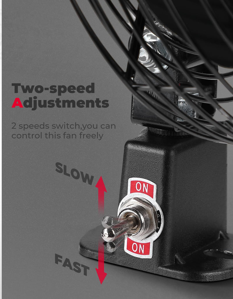 Load image into Gallery viewer, UTV 12V 8'' Cooling Fan for Car,Truck,RV