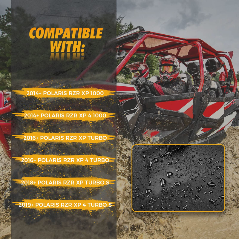 Load image into Gallery viewer, Fender Flares 8.5 Inch Mud Flap for Polaris RZR XP 1000/4