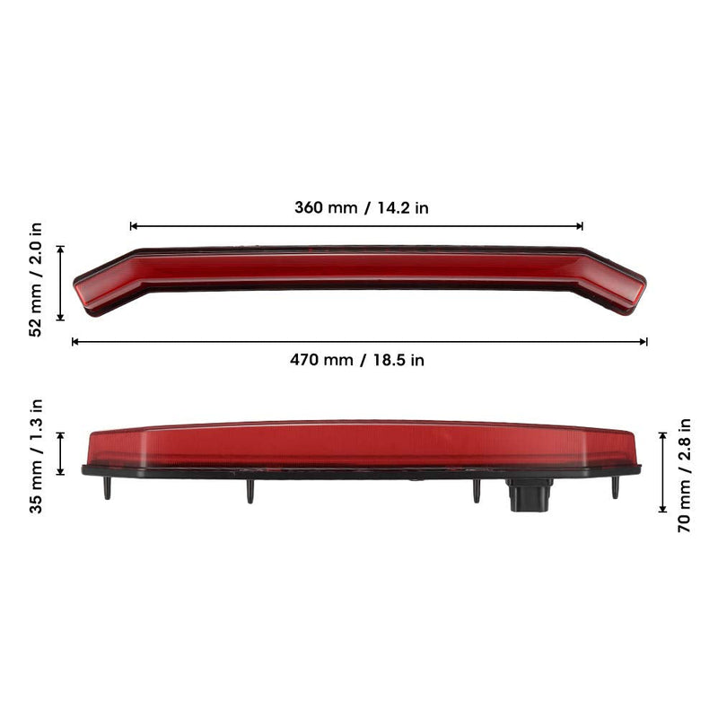 Load image into Gallery viewer, UTV Center Tail Brake Light for Polaris RZR RS1 1000 XP/ XP TURBO